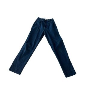 Vintage 90s Calvin Klein Sport High Waisted Pleated Denim Trousers Size 6